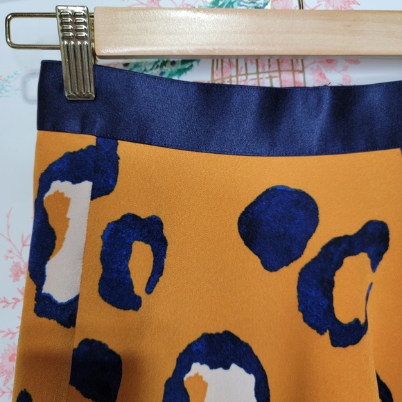 3.1 Phillip Lin Leopard Print Circle Flowy Cute Mini Skirt - Picture 4 of 11